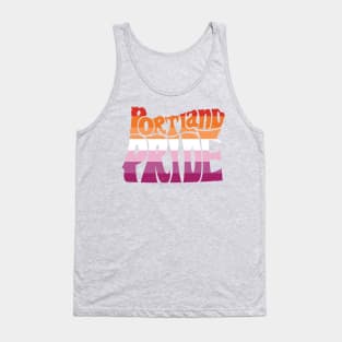 Portland Pride Festival  Oregon Silhouette - Lesbian - Vintage Tank Top